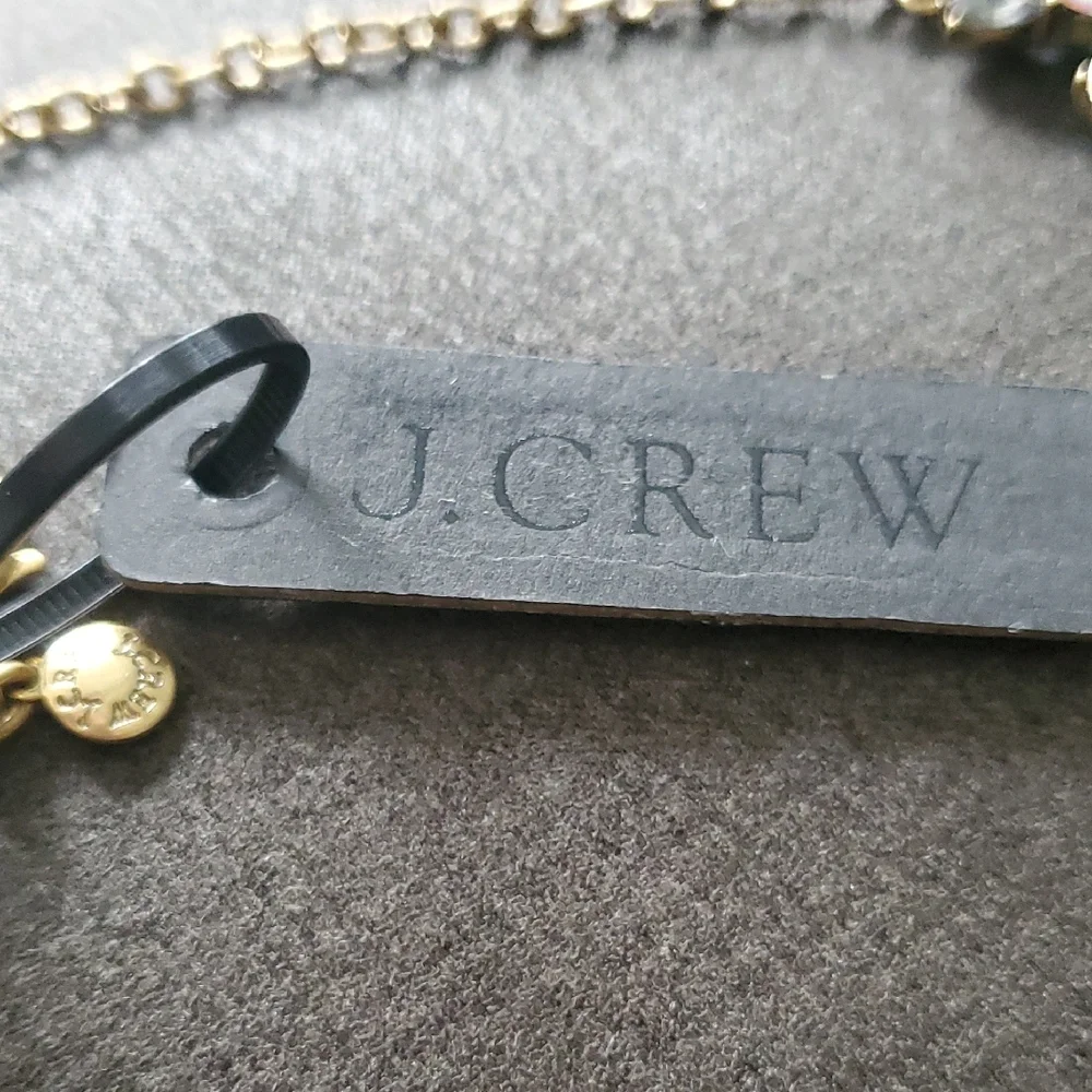 J.Crew Iridescent Crystal Floral Statement Necklace – NWT - Picture 4 of 6